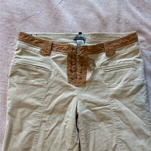 Request Tan Boot Cut Pants